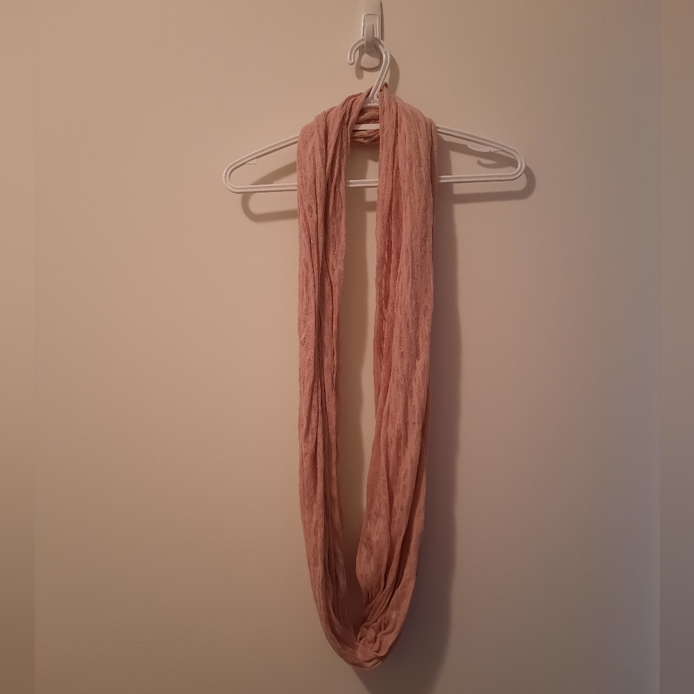 Pink Infinity Scarf - Picture 3 of 7